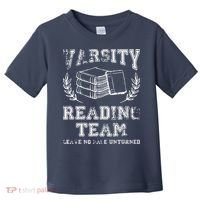 Reader Book Lover Gift Varsity Reading Team Toddler T-Shirt thumb 0