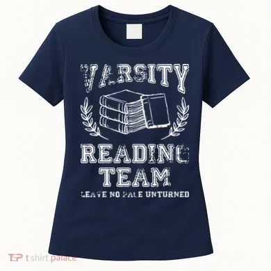 Reader Book Lover Gift Varsity Reading Team Women's T-Shirt