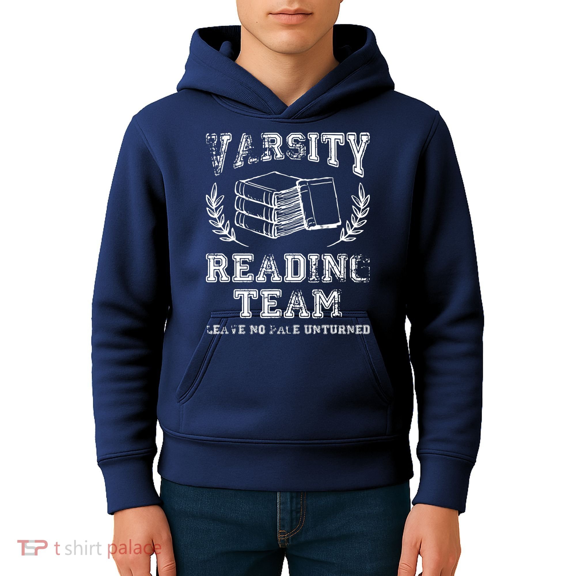 Reader Book Lover Gift Varsity Reading Team Kids Hoodie