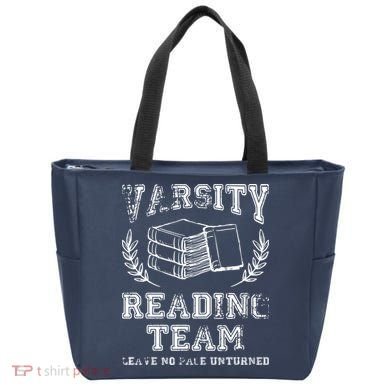Reader Book Lover Gift Varsity Reading Team Tote Bag