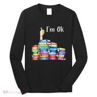 Reading Book Lovers IM Ok National Book Long Sleeve Shirt thumb 0
