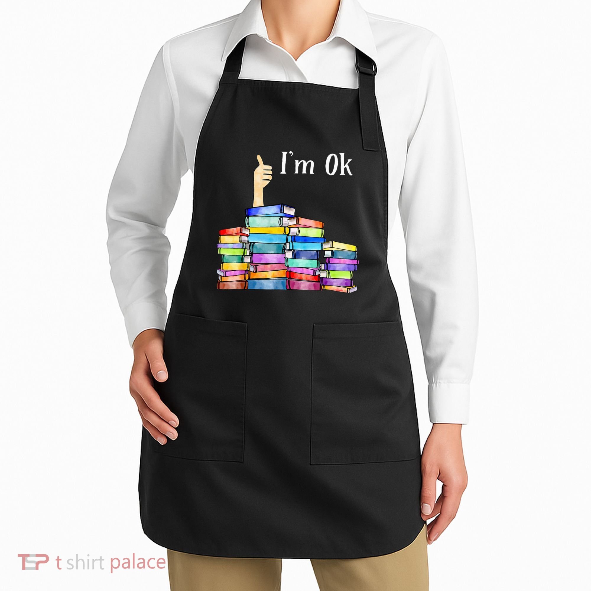 Reading Book Lovers IM Ok National Book Apron