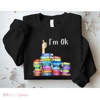 Reading Book Lovers IM Ok National Book Sweatshirt thumb 2