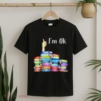 Reading Book Lovers IM Ok National Book T-Shirt thumb 2