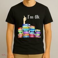 Reading Book Lovers IM Ok National Book T-Shirt thumb 3