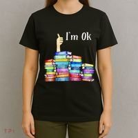 Reading Book Lovers IM Ok National Book T-Shirt thumb 4
