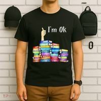 Reading Book Lovers IM Ok National Book T-Shirt thumb 6