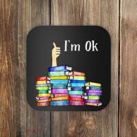 Reading Book Lovers IM Ok National Book Coaster thumb 0