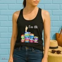 Reading Book Lovers IM Ok National Book Women's Tank Top thumb 2