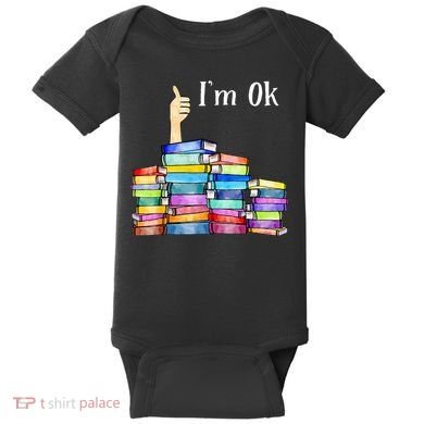 Reading Book Lovers IM Ok National Book Baby Bodysuit