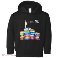 Reading Book Lovers IM Ok National Book Toddler Hoodie thumb 0