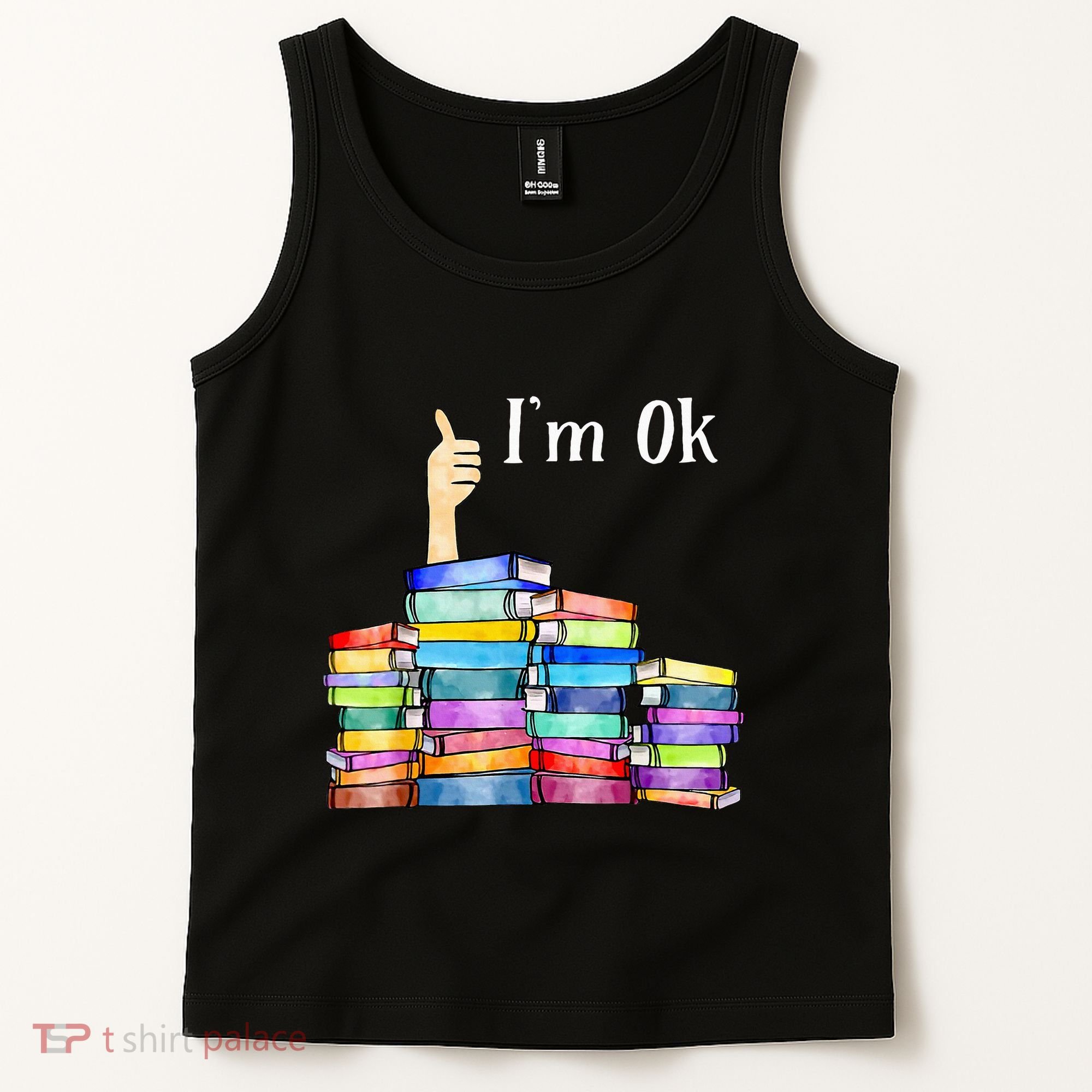 Reading Book Lovers IM Ok National Book Tank Top