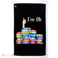 Reading Book Lovers IM Ok National Book Golf Towel thumb 0