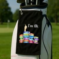 Reading Book Lovers IM Ok National Book Golf Towel thumb 2
