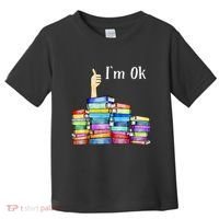 Reading Book Lovers IM Ok National Book Toddler T-Shirt thumb 0