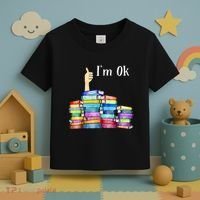 Reading Book Lovers IM Ok National Book Toddler T-Shirt thumb 3