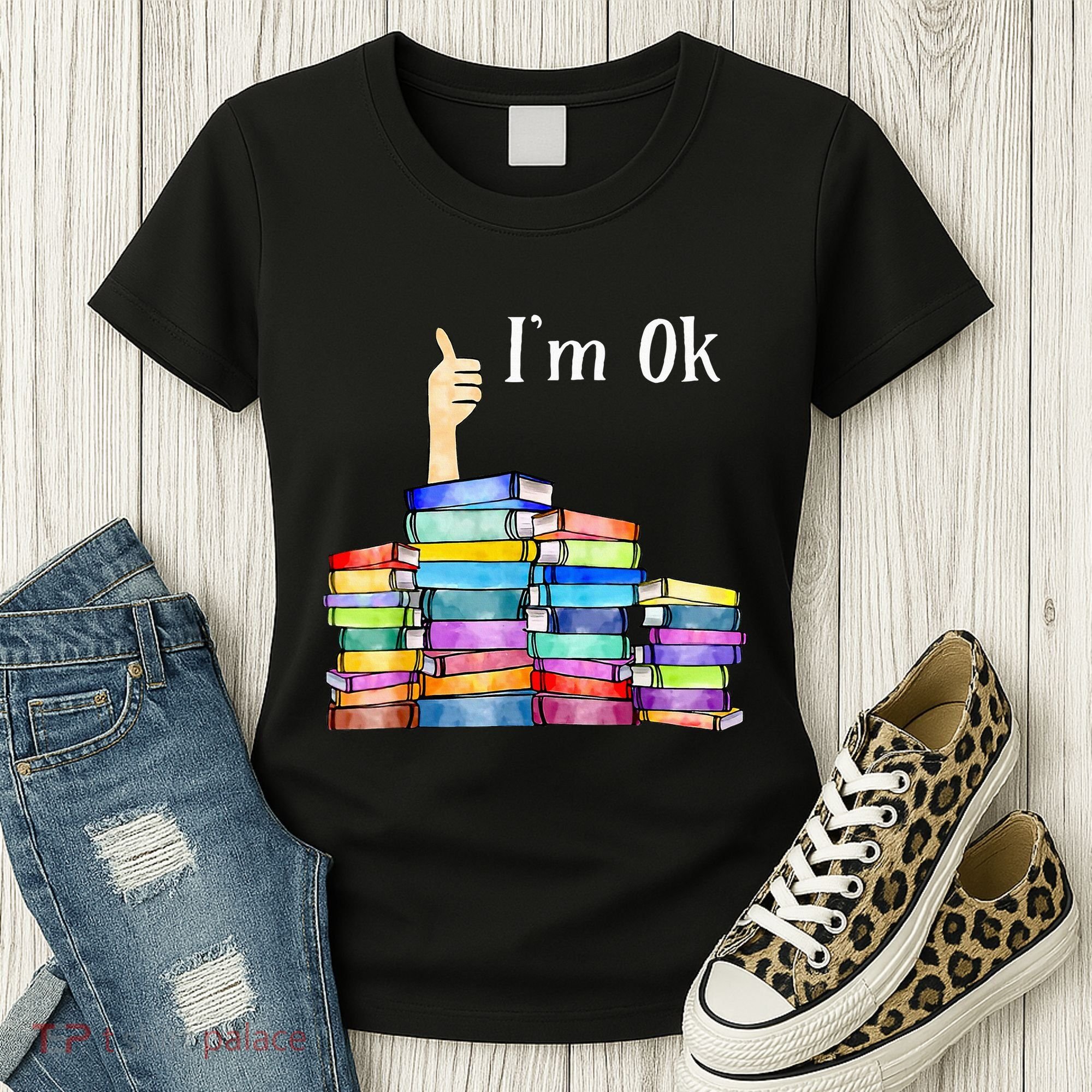 Reading Book Lovers IM Ok National Book Women's T-Shirt