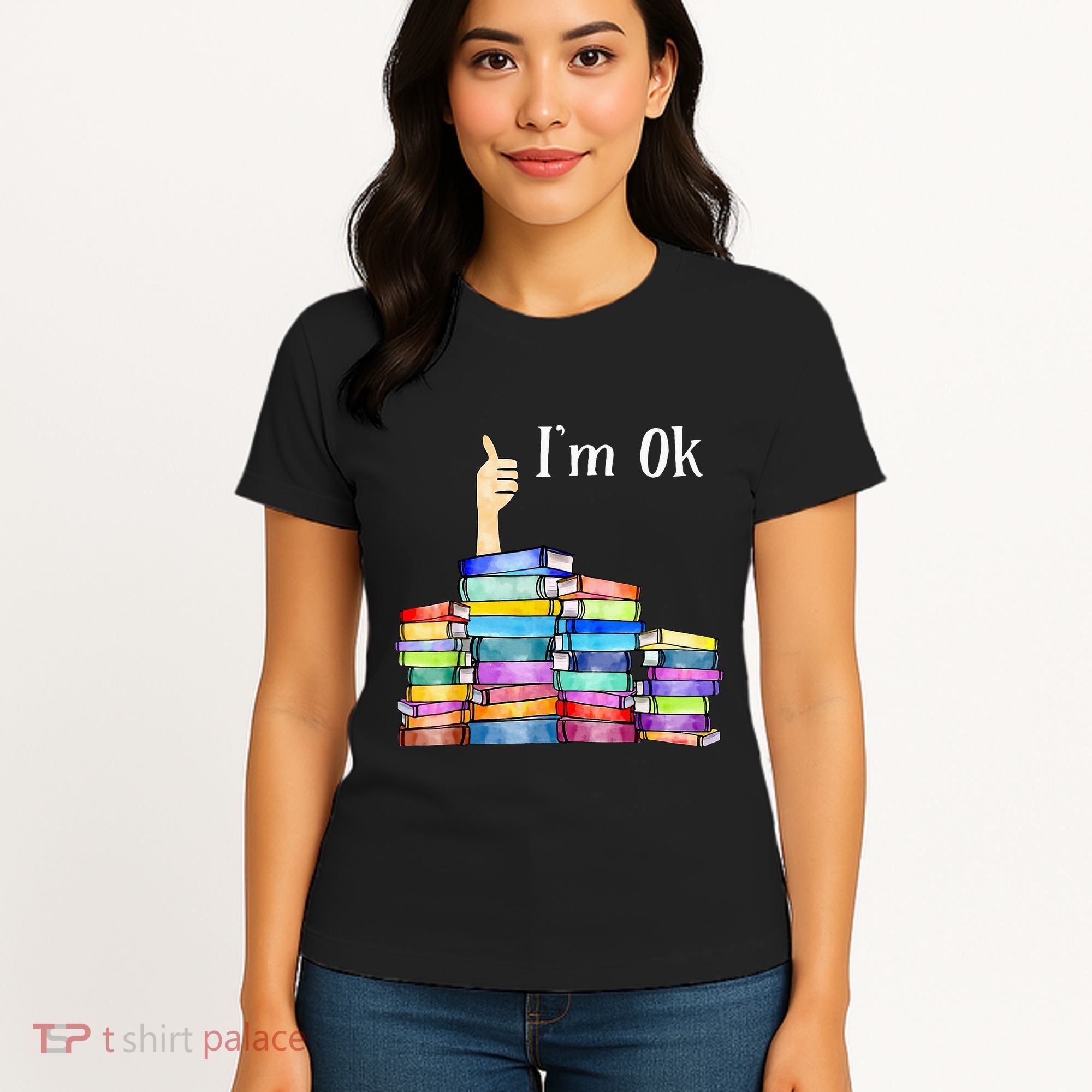 Reading Book Lovers IM Ok National Book Women's T-Shirt