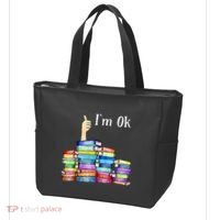 Reading Book Lovers IM Ok National Book Tote Bag thumb 3