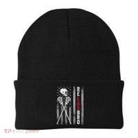 Relax Bro Lacrosse American Flag Lax Beanie thumb 0