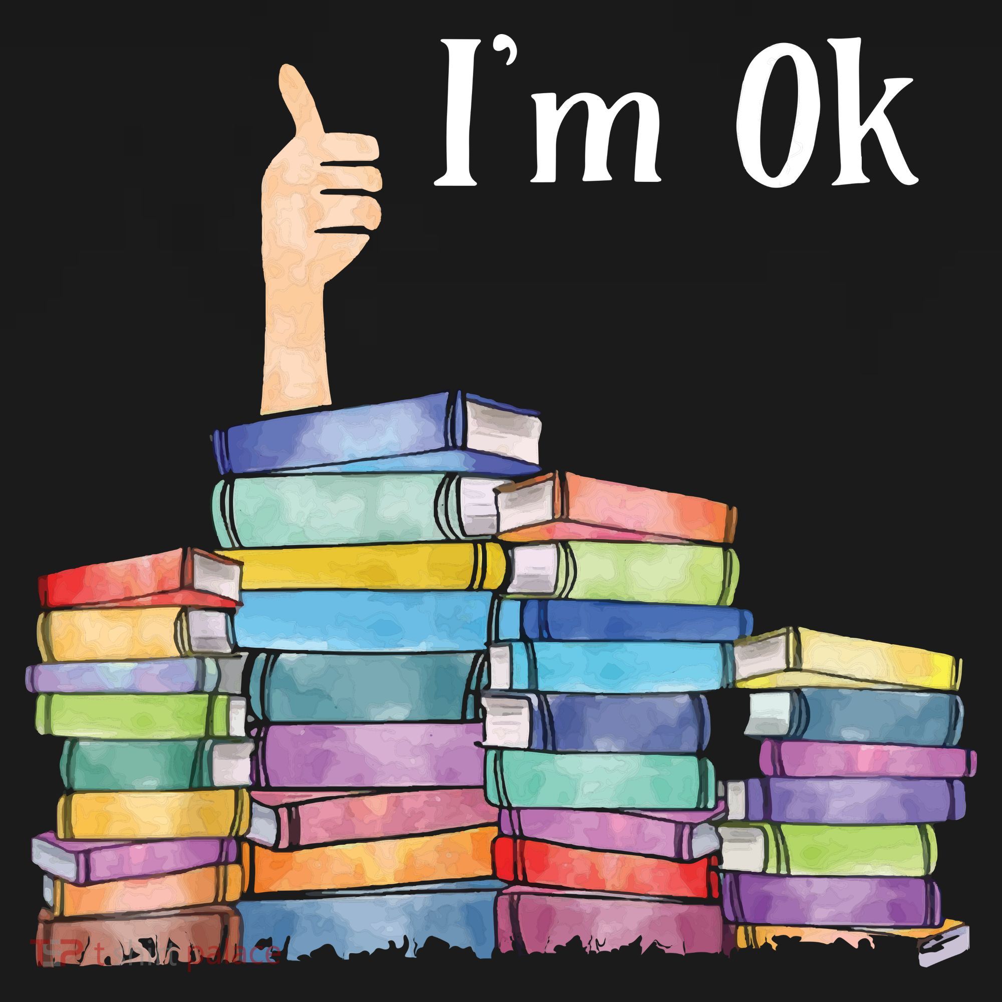 Reading Book Lovers I'm Ok National Book Lovers Day Ornament