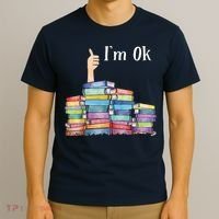 Reading Book Lovers I'm Ok National Book Lovers Day T-Shirt thumb 3