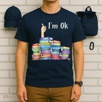 Reading Book Lovers I'm Ok National Book Lovers Day T-Shirt thumb 6