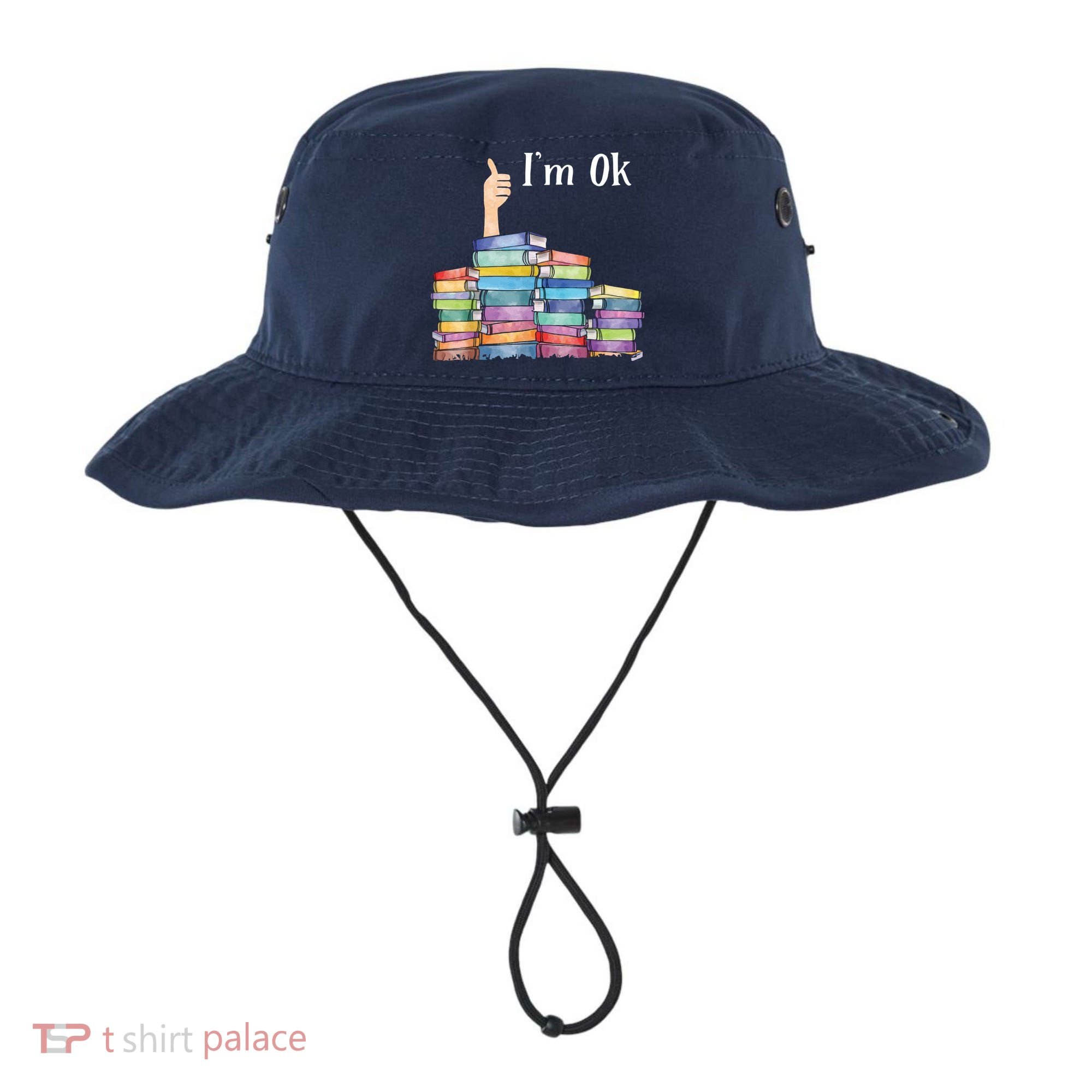 Reading Book Lovers I'm Ok National Book Lovers Day Bucket Hat