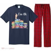 Reading Book Lovers I'm Ok National Book Lovers Day Pajama Set thumb 0