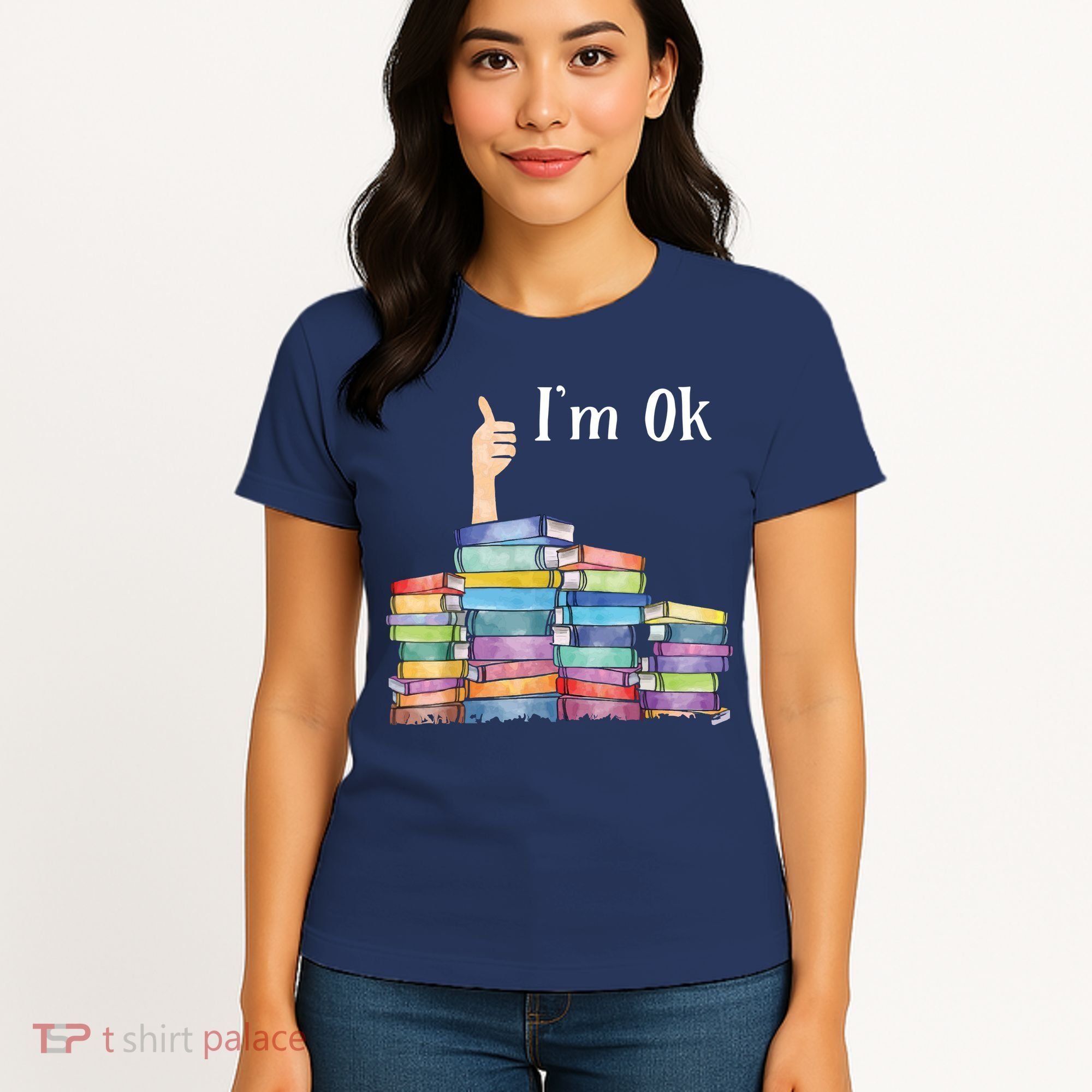Reading Book Lovers I'm Ok National Book Lovers Day Women's T-Shirt