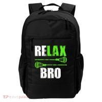 Relax Bro Lacrosse Sports Team Game Backpack thumb 0