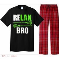Relax Bro Lacrosse Sports Team Game Pajama Set thumb 0