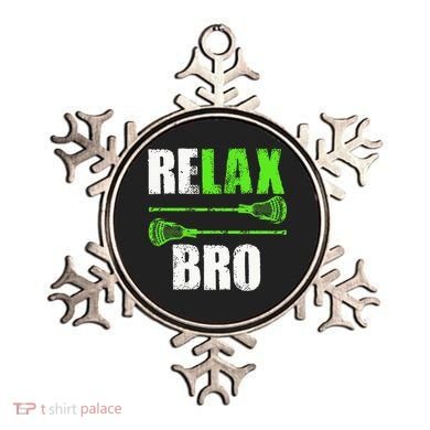 Relax Bro Lacrosse Sports Team Game Ornament