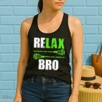 Relax Bro Lacrosse Sports Team Game Women's Tank Top thumb 2