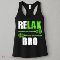 Relax Bro Lacrosse Sports Team Game Women's Tank Top thumb 3