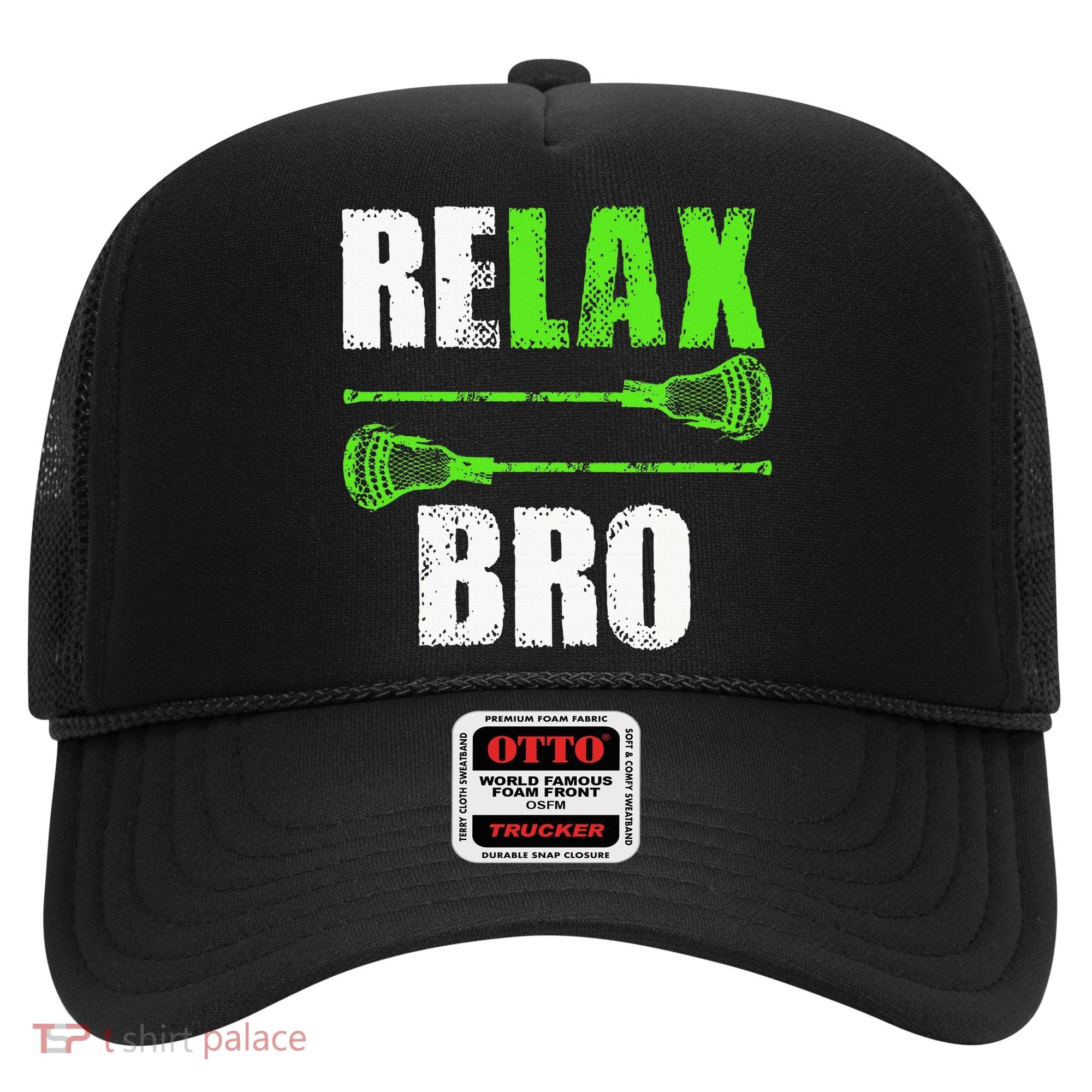 Relax Bro Lacrosse Sports Team Game Hat