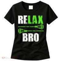 Relax Bro Lacrosse Sports Team Game Women's T-Shirt thumb 0