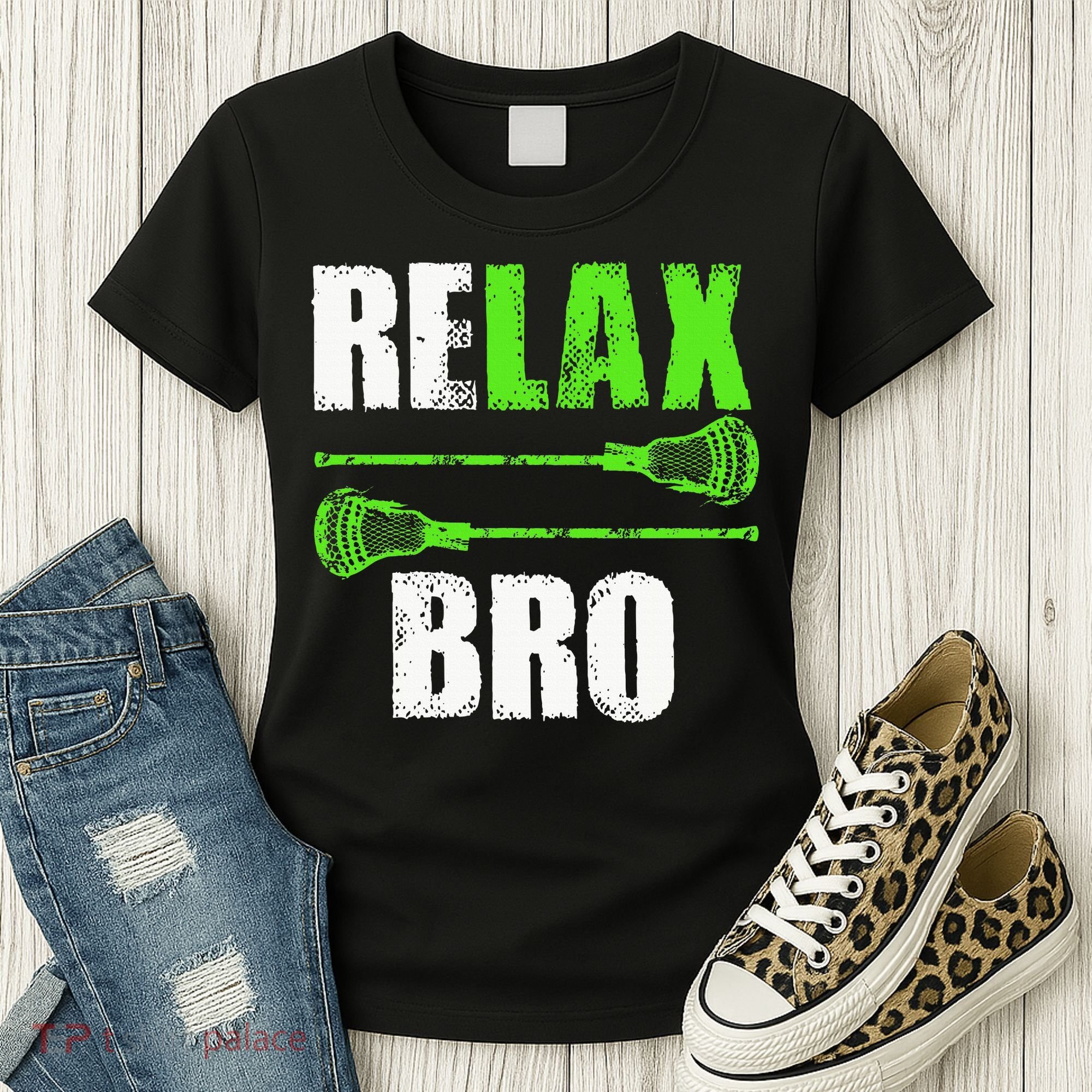 Relax Bro Lacrosse Sports Team Game Women's T-Shirt