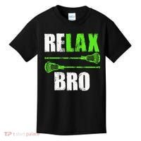 Relax Bro Lacrosse Sports Team Game Kids T-Shirt thumb 0