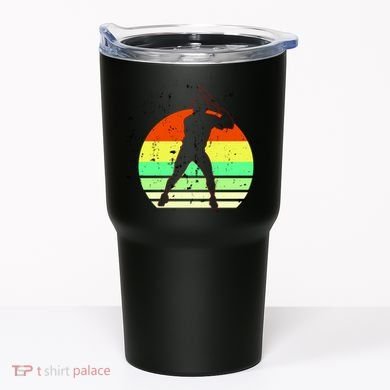 Retro Baseball Logo Tumbler