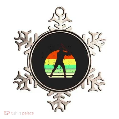 Retro Baseball Logo Ornament