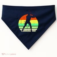 Retro Baseball Logo USA-Made Doggie Bandana thumb 0