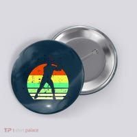 Retro Baseball Logo Button thumb 0
