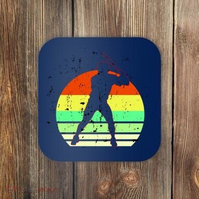 Retro Baseball Logo Coaster