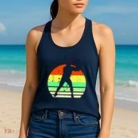 Retro Baseball Logo Women's Tank Top thumb 2