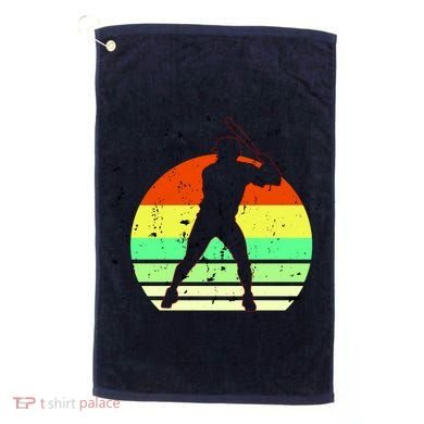 Retro Baseball Logo Golf Towel