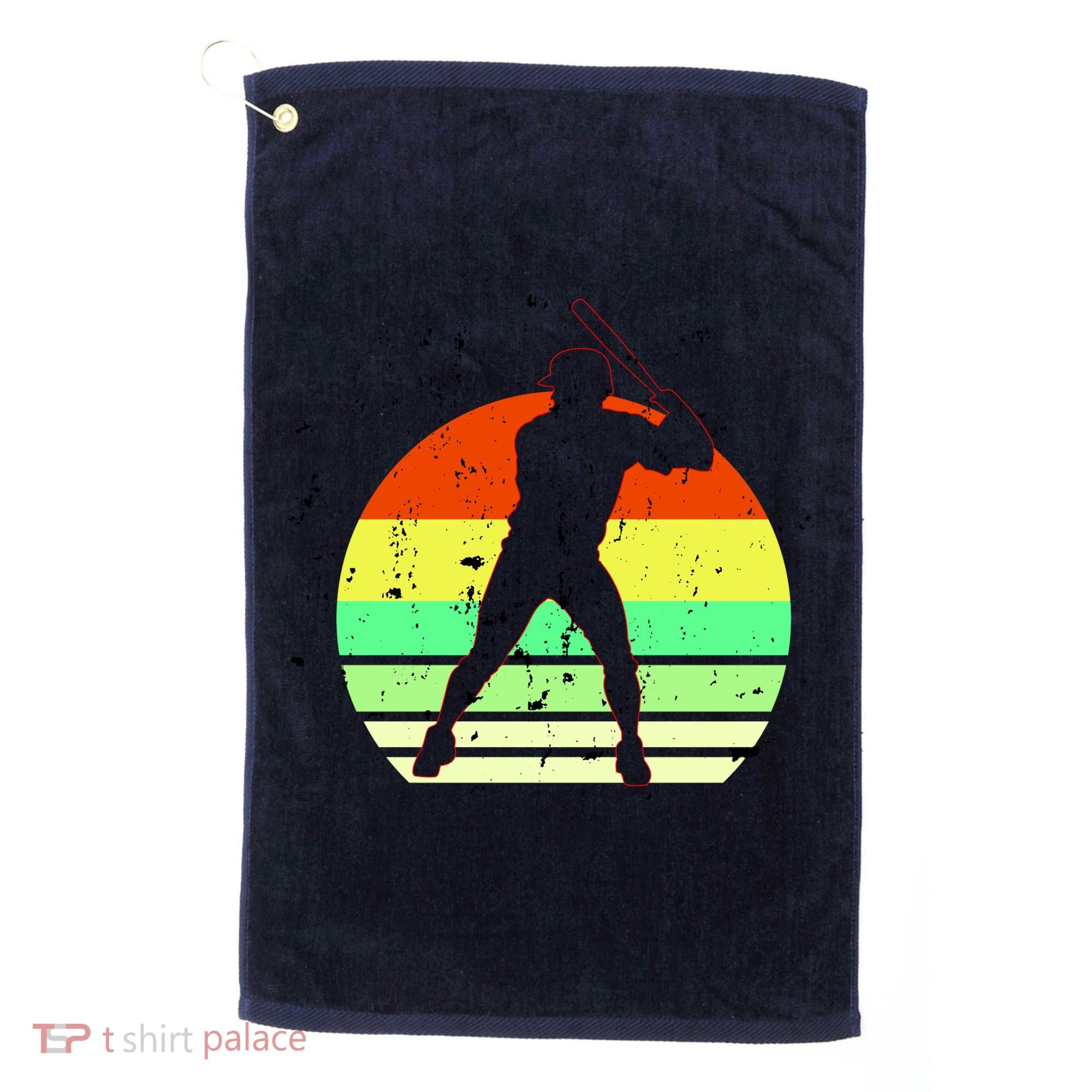 Retro Baseball Logo Golf Towel