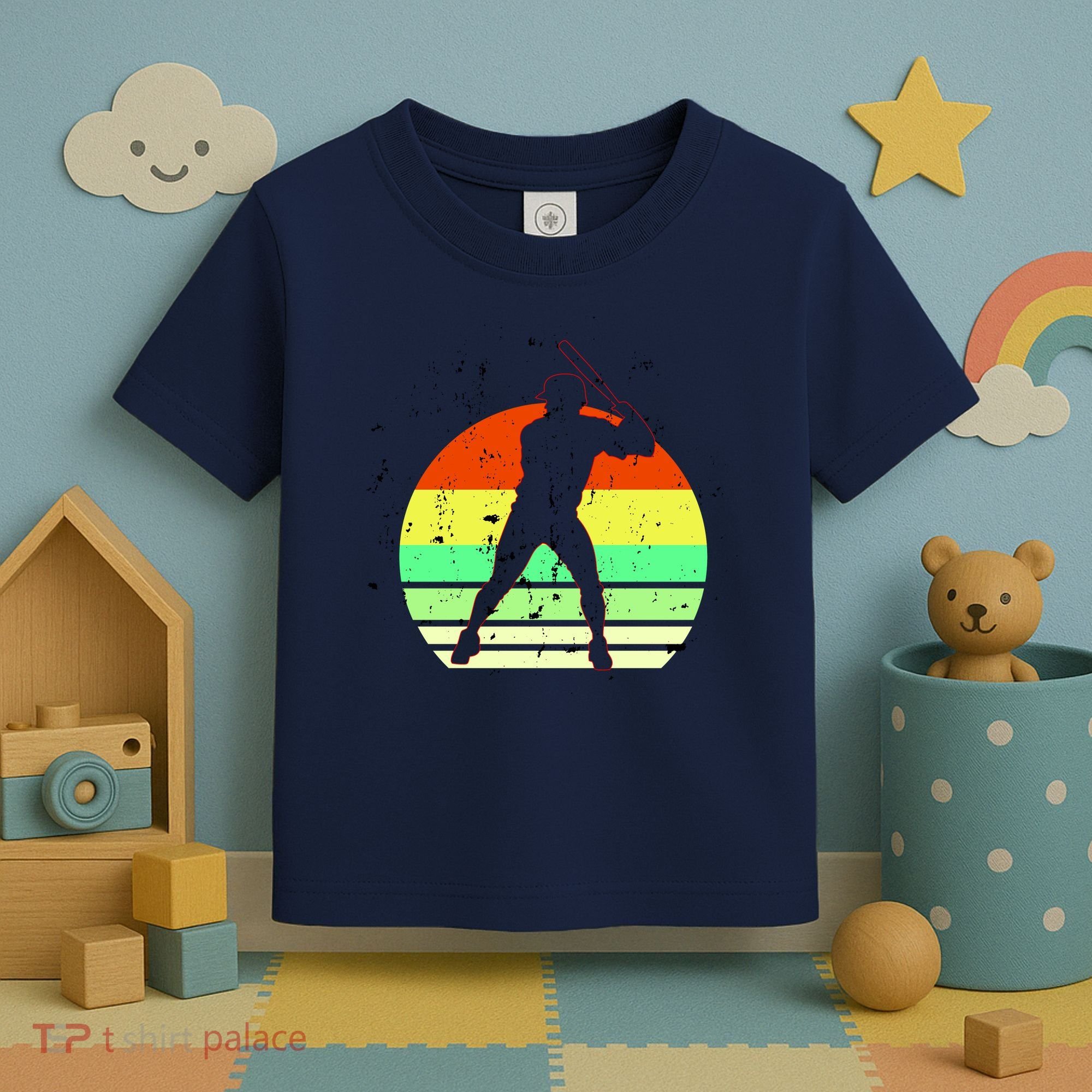 Retro Baseball Logo Toddler T-Shirt