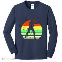 Retro Baseball Logo Kids Long Sleeve Shirt thumb 0
