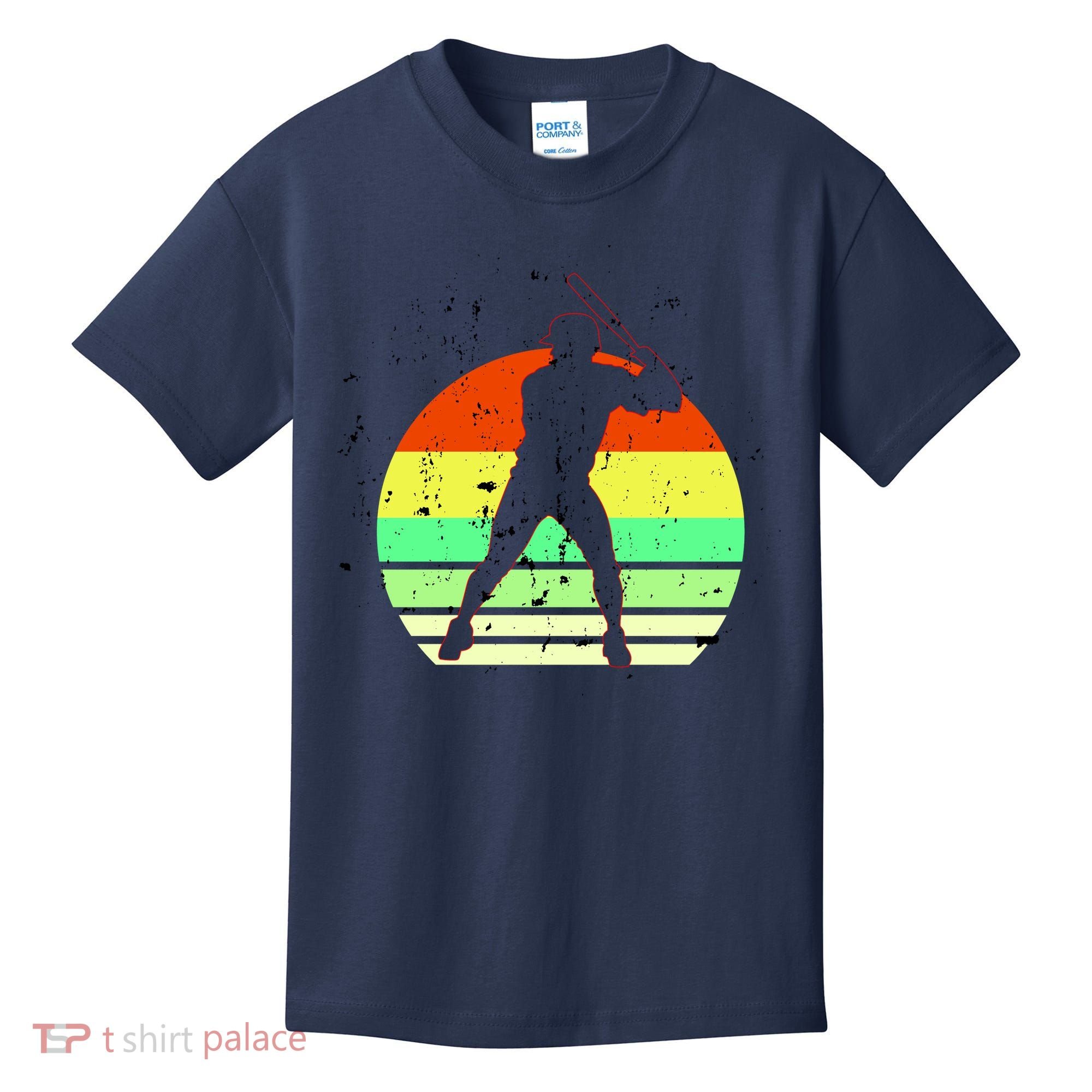 Retro Baseball Logo Kids T-Shirt